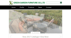 Desktop Screenshot of greengardenfurnitures.com