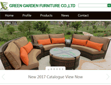 Tablet Screenshot of greengardenfurnitures.com